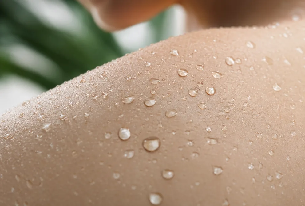 Gentle water droplets — lymphatic drainage massage therapy in Boardman Ohio